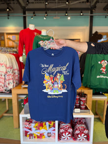  The Most Magical Time of the Year Winnie The Pooh and Friends Navy Tee