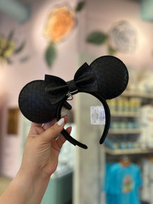  Black Ears with Removable Bow by Loungefly