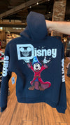 Sorcerer Mickey Navy Zip Up Hoodie