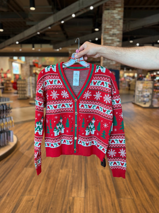 Disney Castle Christmas Cardigan