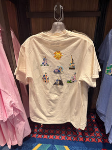  Destination D23 Disney Castles Off White Tee