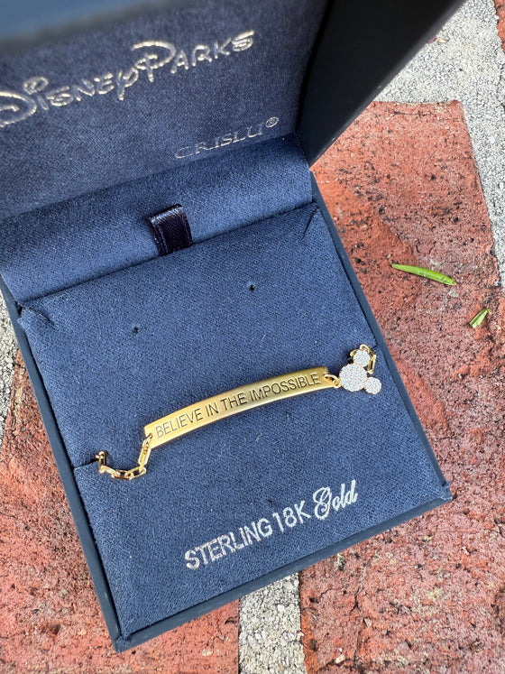 Believe in the Impossible Bracelet by Crislu