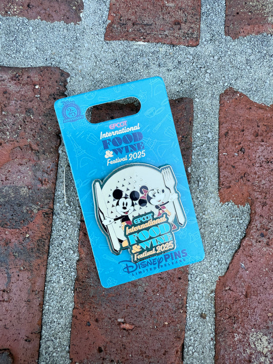 Food and Wine Festival Mickey and Minnie Pin