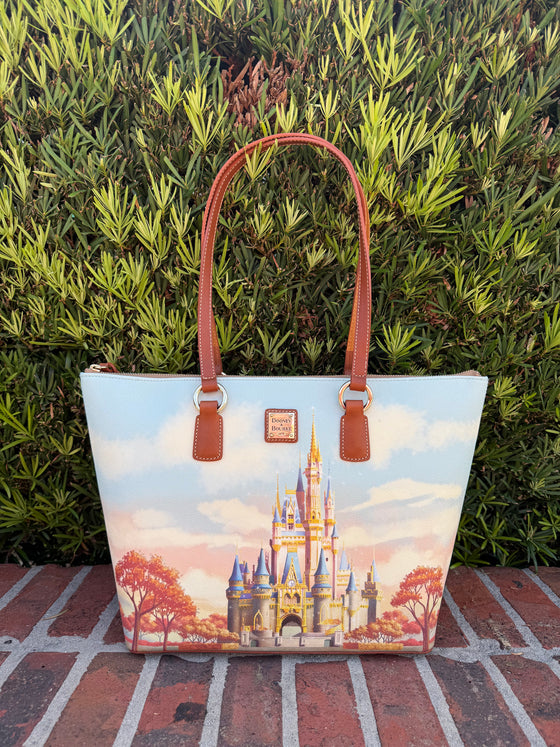 Walt Disney World Castle in the Fall Tote by Dooney and Bourke