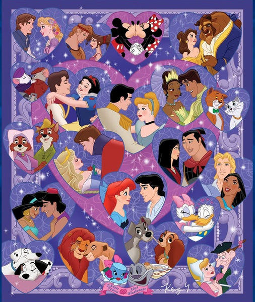 ☆Disney☆様 Disney Love Story Deluxe Print by Kenny Yamada *PREORDER