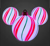 Medium Mickey Candy Cane Light Up Ornament