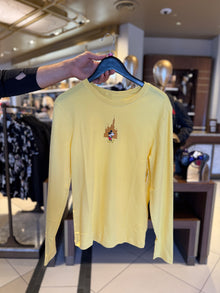  Mickey Castle Yellow Long Sleeve Tee