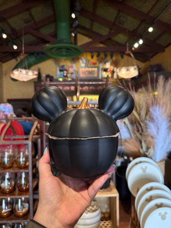 Black Mickey Pumpkin Jar