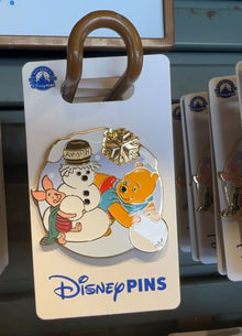  Pooh, Piglet and Snowman Pin