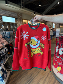  Christmas Pooh Light Up Sweater