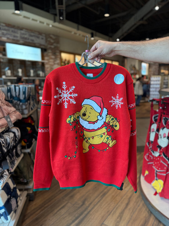 Christmas Pooh Light Up Sweater