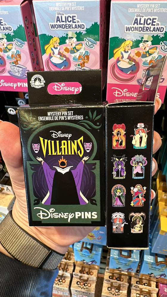 Disney Villains Mystery Box Pins