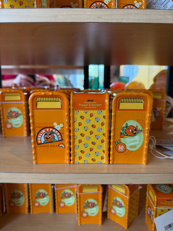 Flower and Garden Festival Orange Bird Shaker