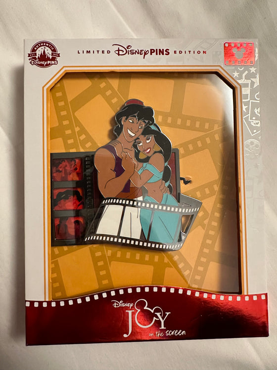 D23 Joy on the Screen - Aladdin and Jasmin Pin