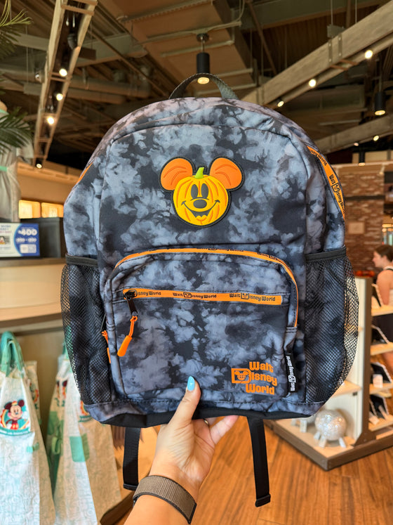Pumpkin Mickey Tie Dye Backpack
