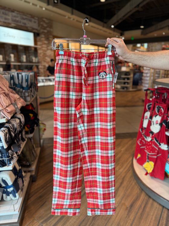 Santa Mickey Plaid Lounge Pants