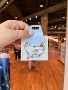  Disney Castle Blue Beads Bracelet by Little Words Bracelet