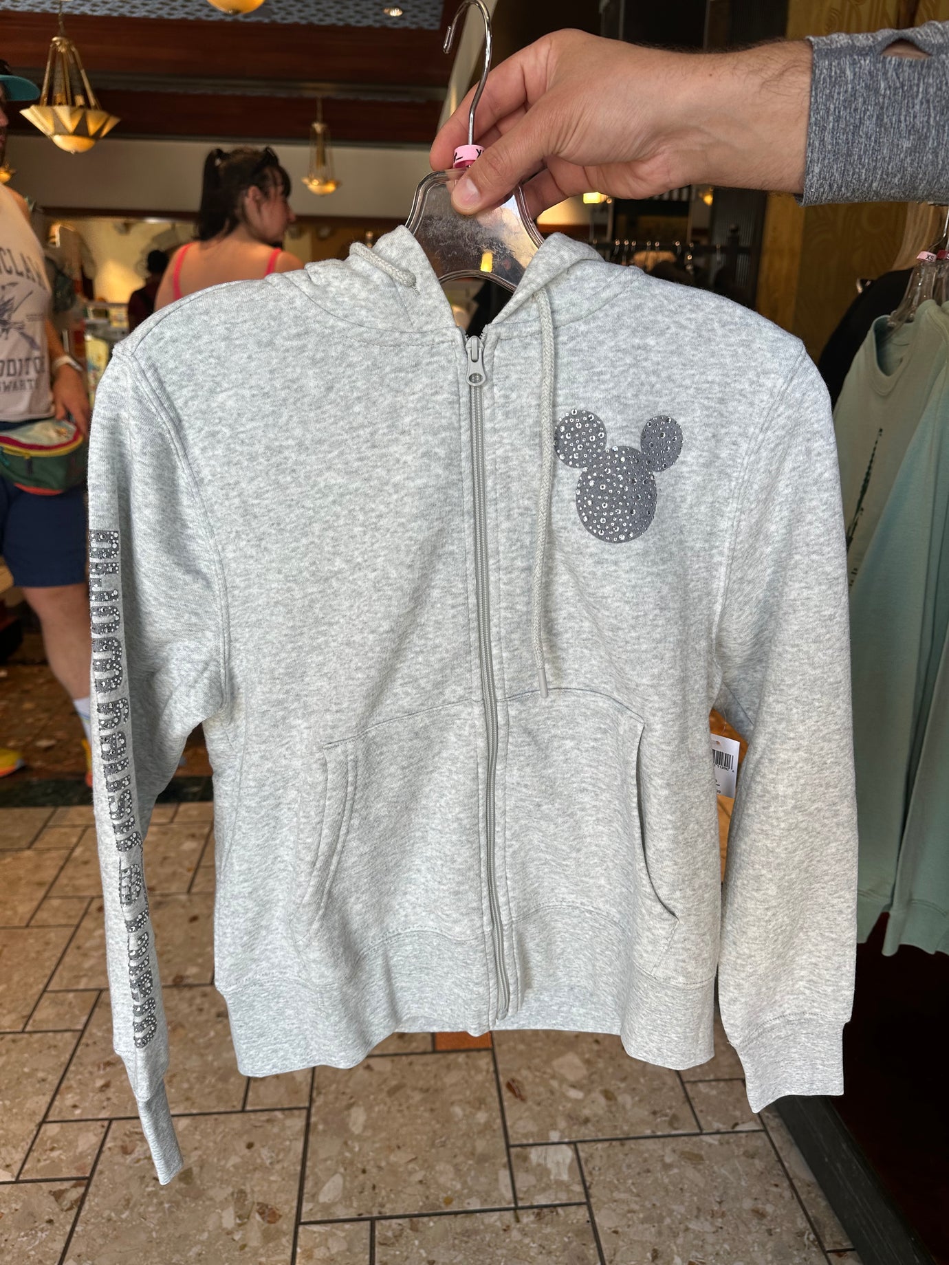 Disney zip up factory hoodie