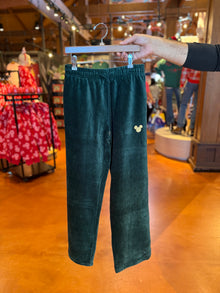  Mickey Green Soft Corduroy Sweatpants