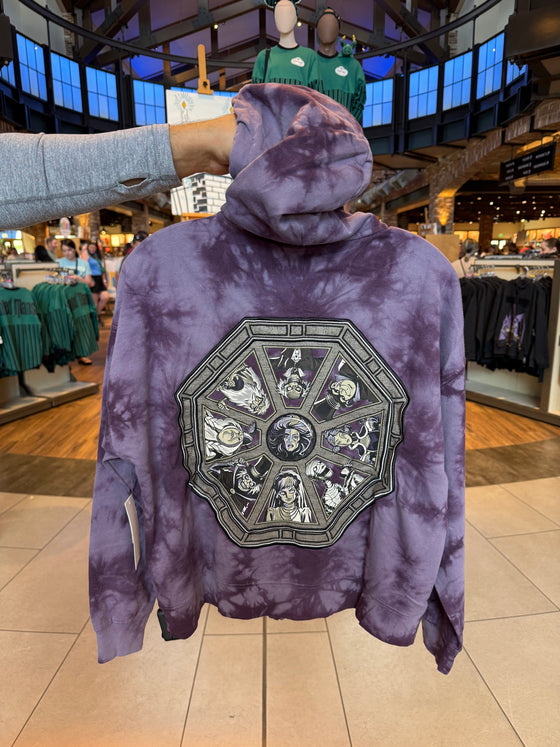 Haunted Mansion Tie Dye Zip Up Hoodie