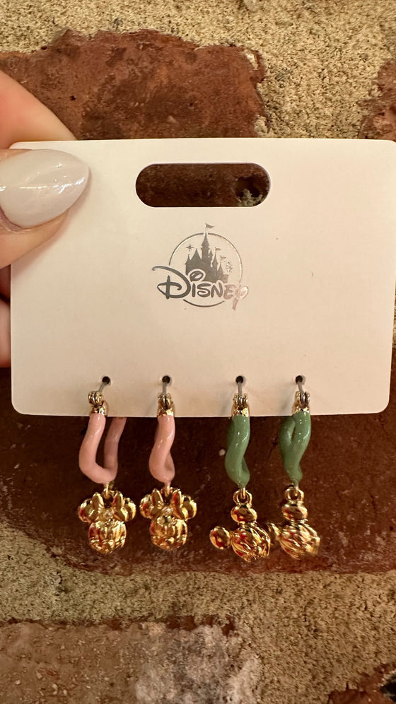 Mickey and Minnie Earrings Set