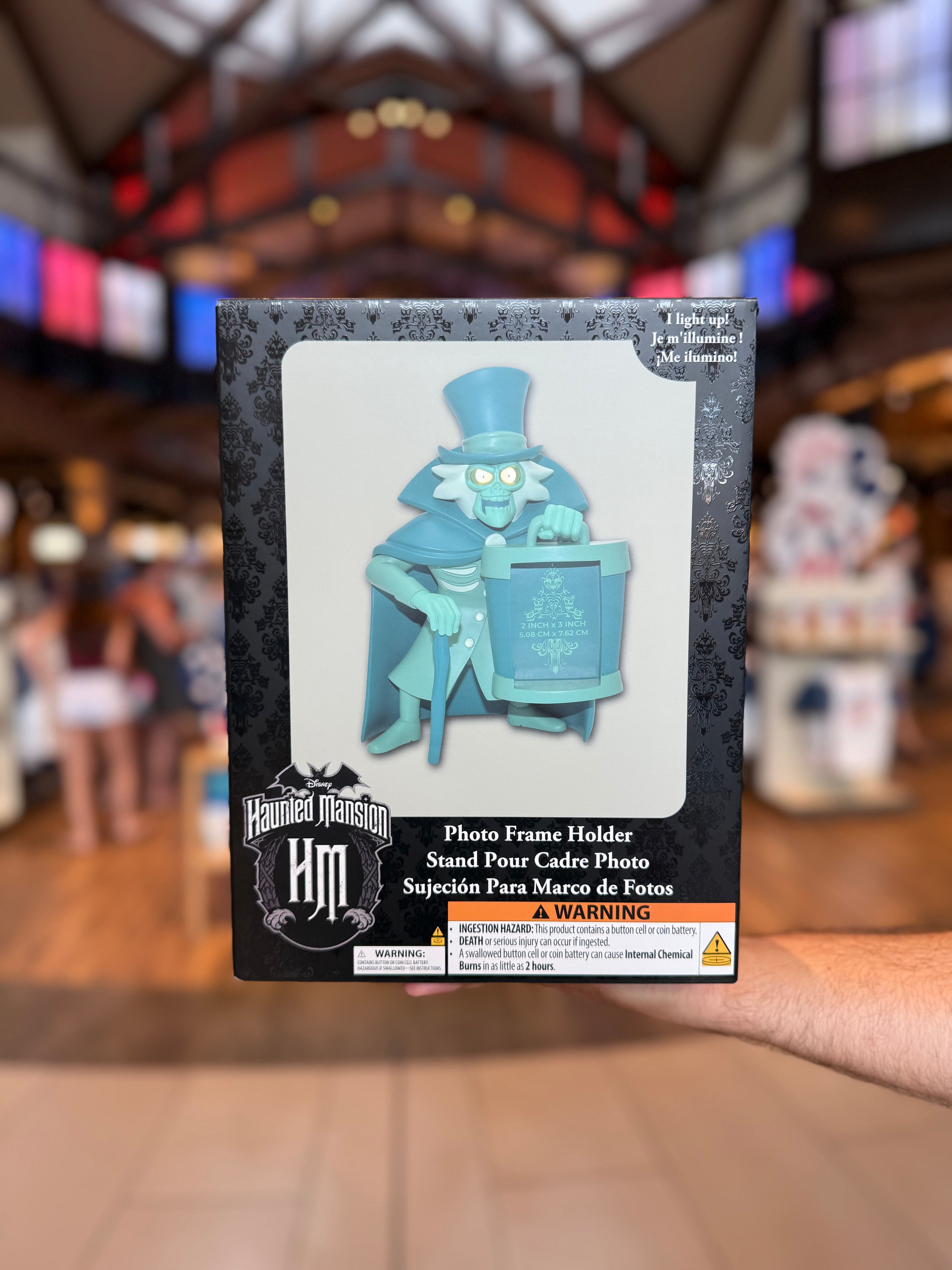 Haunted Mansion Hatbox Ghost Photo Frame Holder – Neverland Delivery