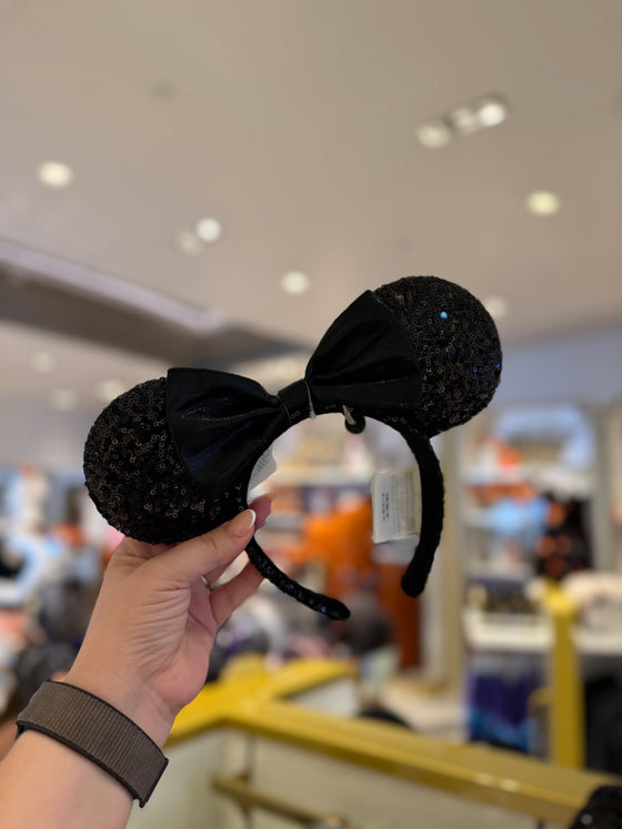 Black Sequins Ears