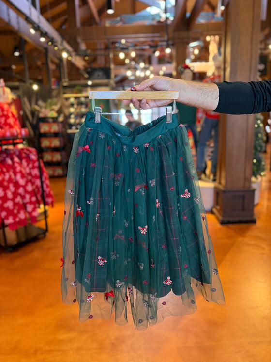 Christmas Green Twirl Skirt by Her Universe