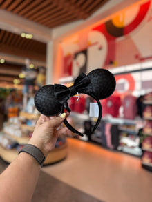  Black Leather Removable Bow Ears