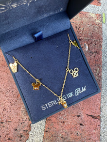  Disney Snacks Gold Necklace by Crislu