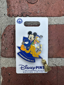  2024 Mickey and Pluto Graduation Pin