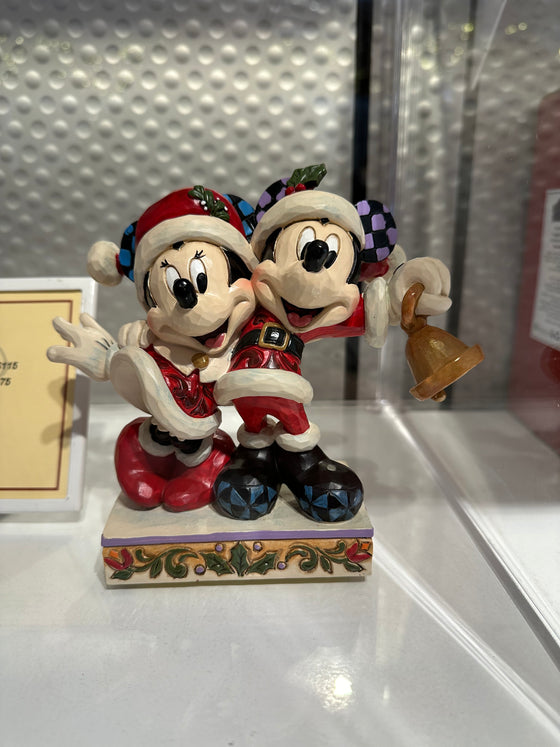 Christmas Mickey and Minnie Figurine by Jim Shore