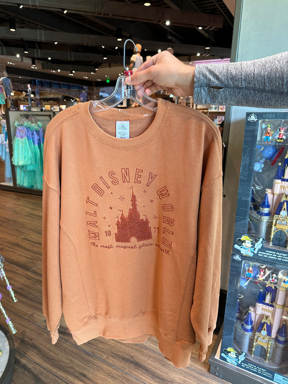 Walt Disney World Most Magical Place Orange Pullover