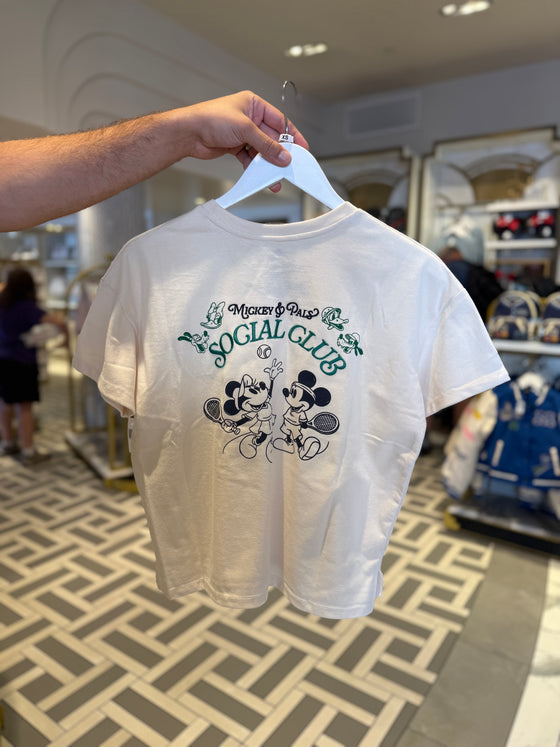 Mickey and Pals Social Club Cropped Tee