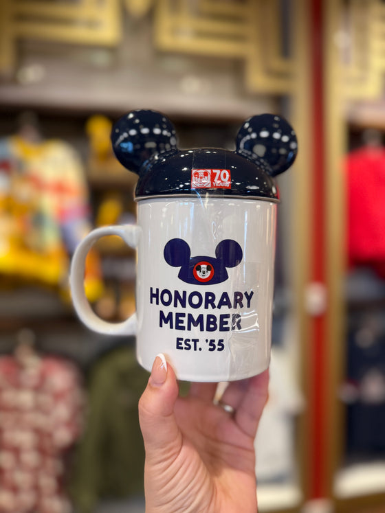 Mickey Mouse Club Honorary Member Mug and Lid