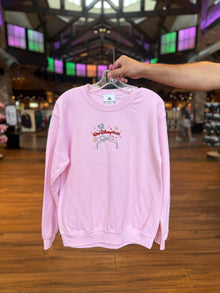  Walt Disney World Christmas The Sweetest Time of The Year Bow Pink Pullover