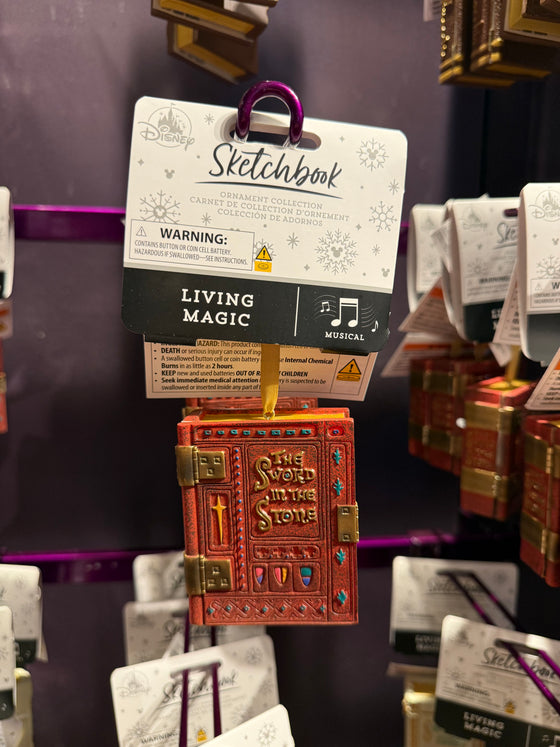 The Sword in The Stone Book Ornament