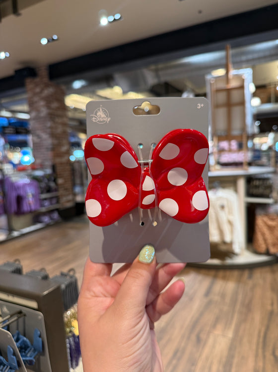 Minnie Mouse Bow Hair Clip