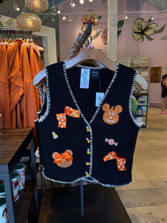 Pumpkin Mickey and Minnie Vest by Her Universe
