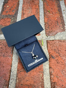  Black Pearl Mickey Necklace by Crislu