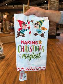  Chip and Dale Christmas Tea Towel