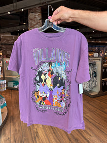  Disney Villains World Tour Purple Tee