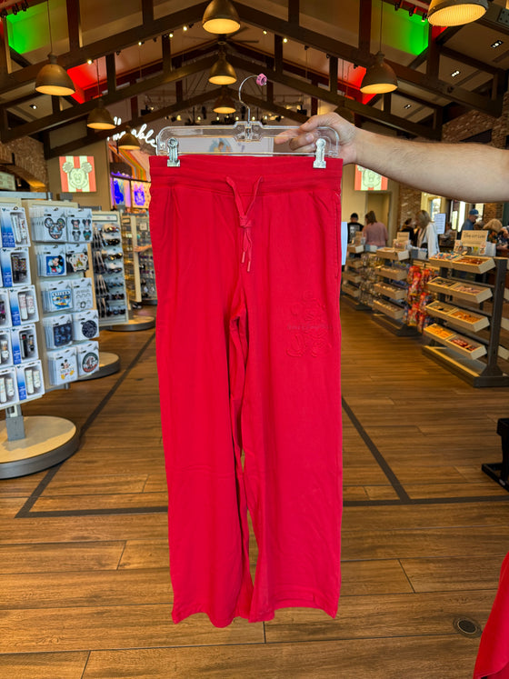 Original Mickey Red Straight Leg Sweatpants