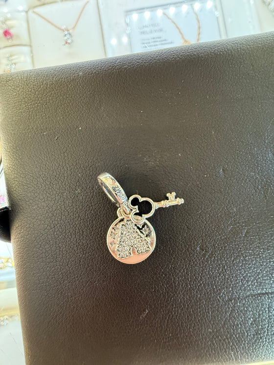 Disney Castle and Mickey Key Charm by Pandora