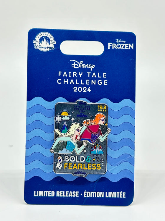 RunDisney Princess Marathon Bold and Fearless Frozen Pin