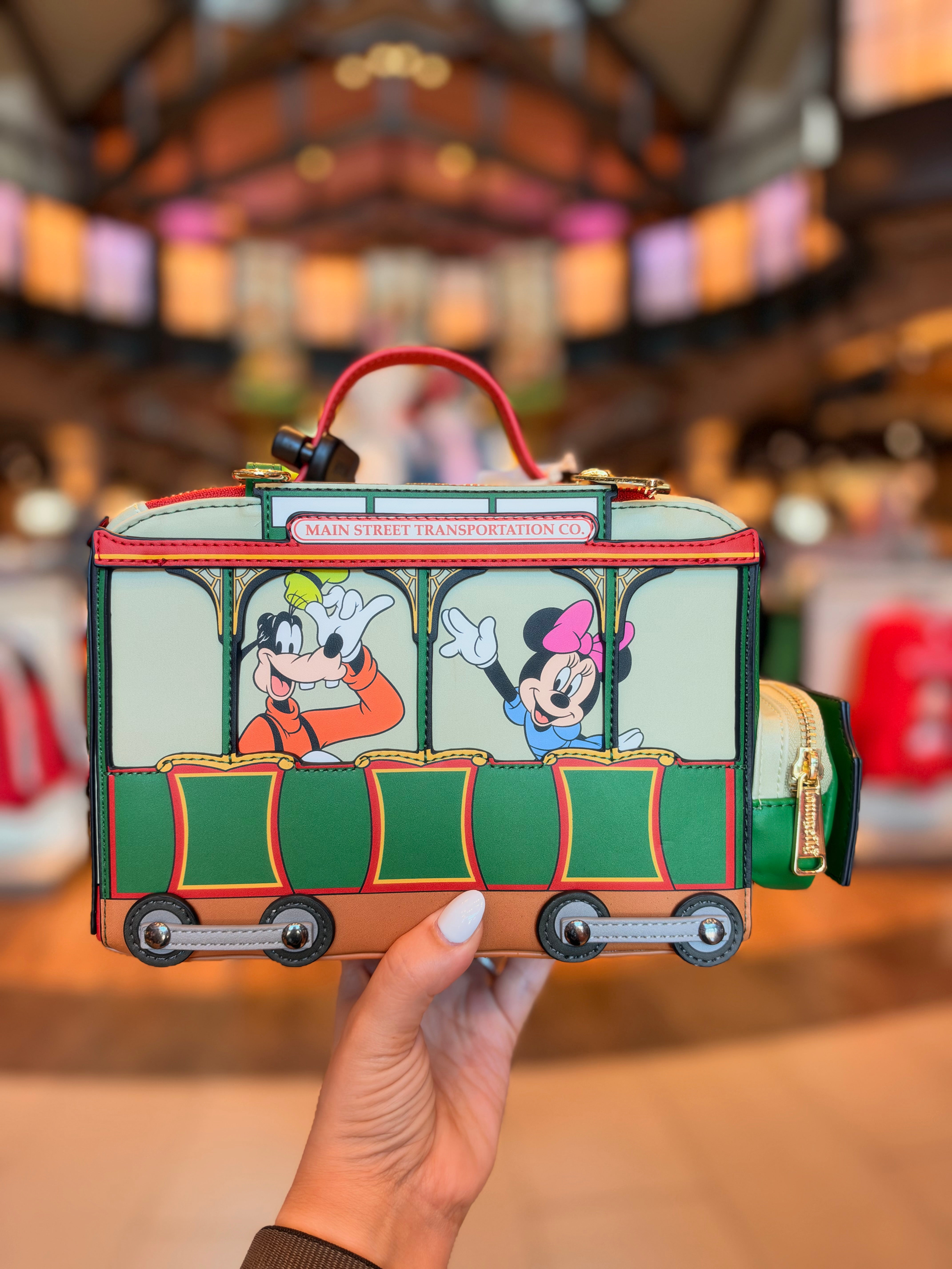 Main Street Transportation Co Mickey and Friends Crossbody by