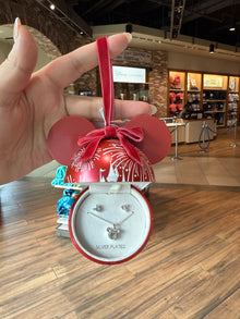  Mickey Necklace and Earrings Set in Ornament Box