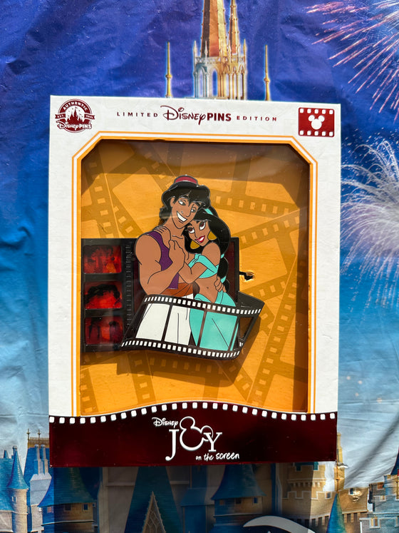 D23 Joy on the Screen - Aladdin and Jasmin Pin