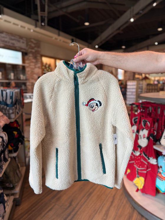 Santa Mickey Sherpa Jacket