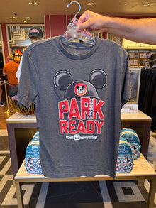  Park Ready Mickey Ears Grey Tee